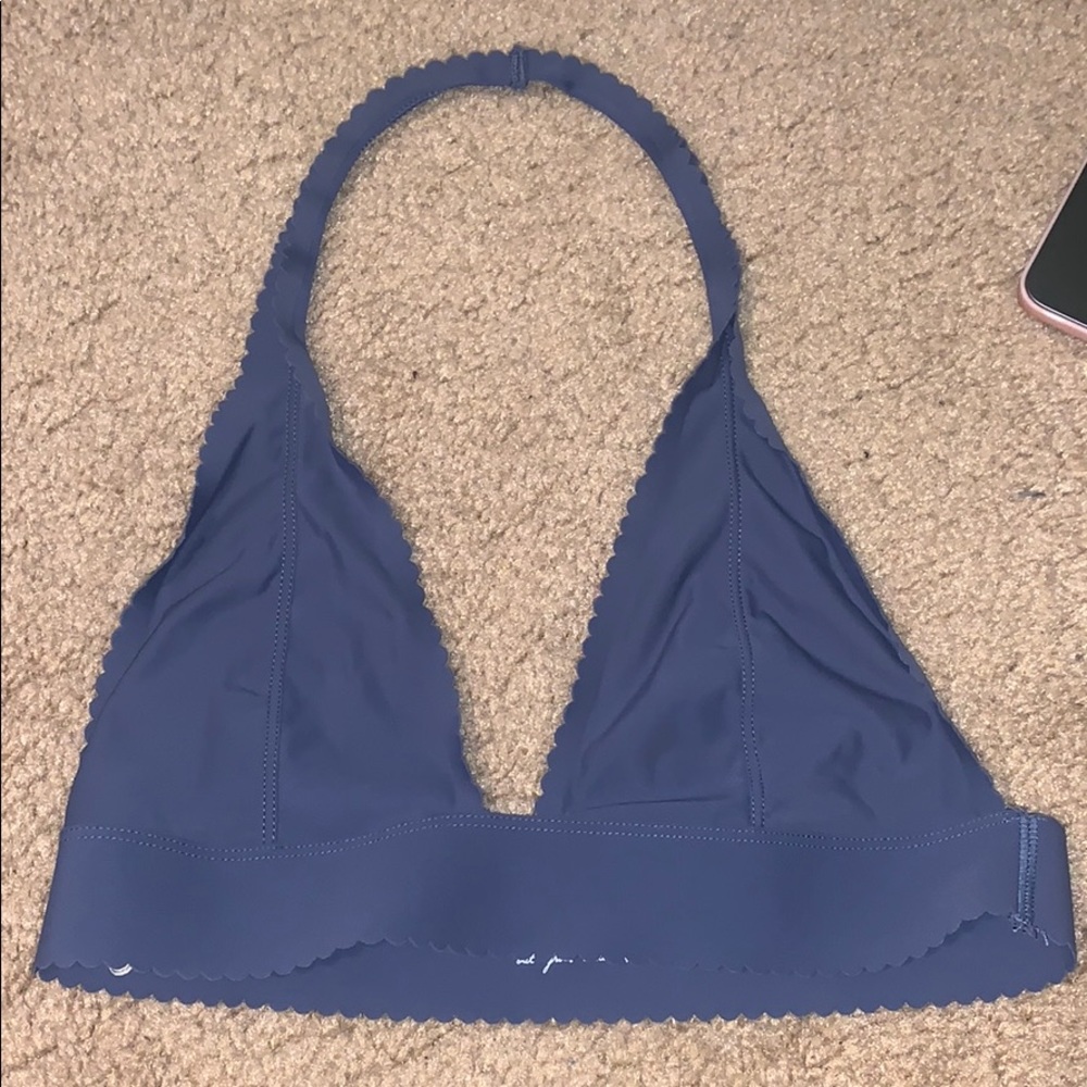 Urban Outfitters Scalloped Halter Bralette